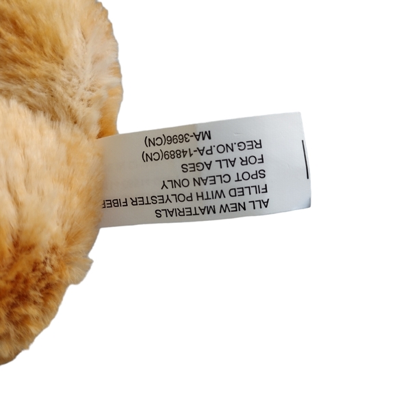 Mini Plush Dog Fuzzy Friends Brown Dog With Shiny Ears 4" - Picture 7 of 8